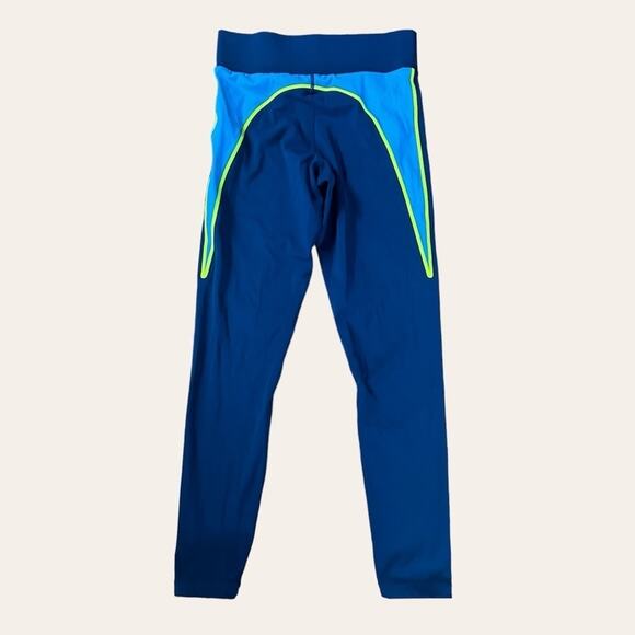 Noli Jet Bonded Legging Ibiza Blue / Lime - Picture 1 of 4